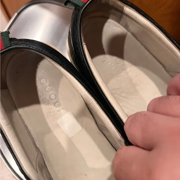 Gucci Guccissima Black Embossed Men's slip ons - Picture 8 of 10